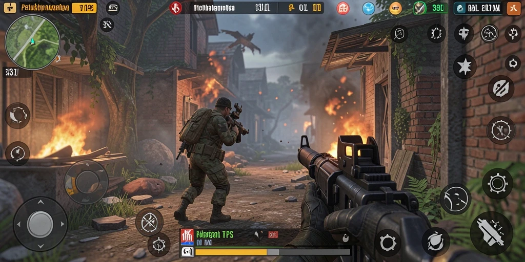 Gameplay menegangkan dalam aksi TPS 33L.