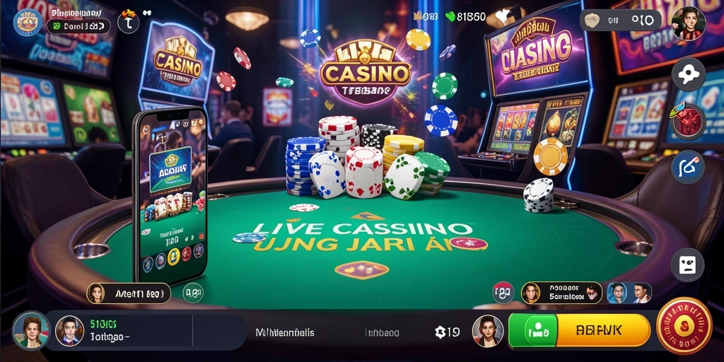 Screenshot gameplay 8180 menampilkan momen intens di Live Casino.