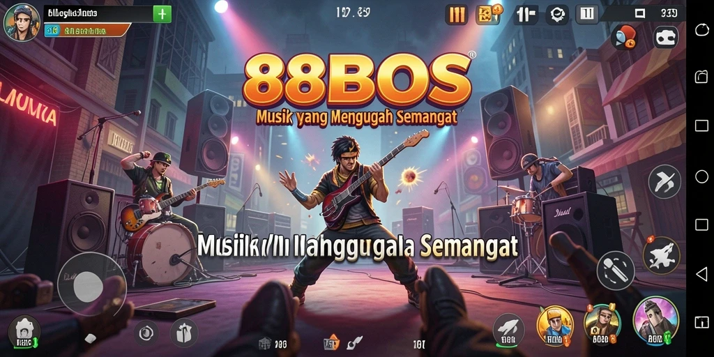 Tampilan gameplay 88BOS yang penuh semangat dan inovatif.