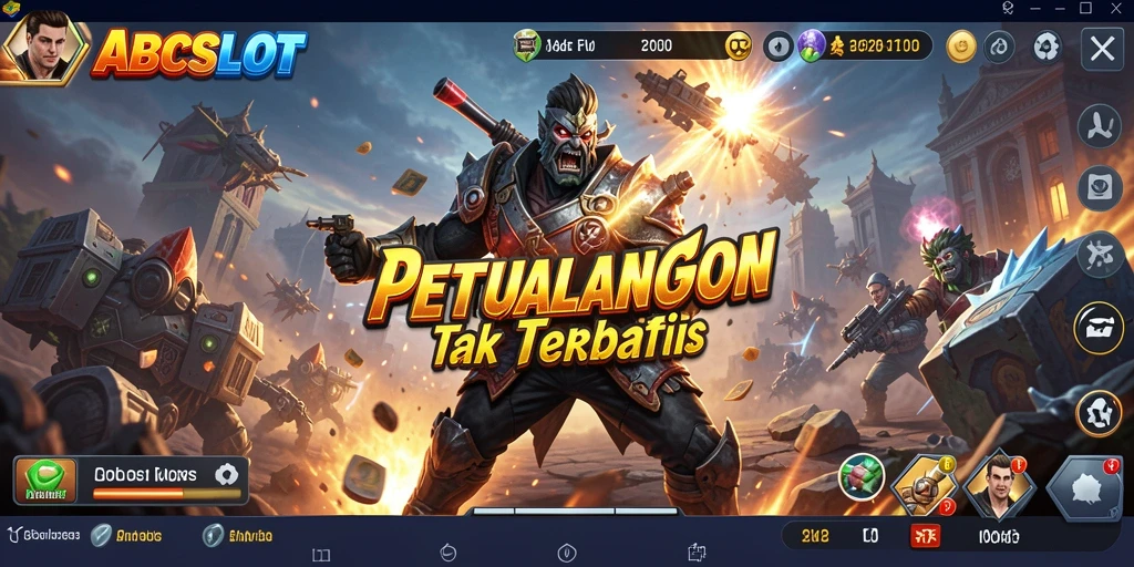 Tampilan gameplay dari ABCSLOT yang penuh aksi dan tantangan.