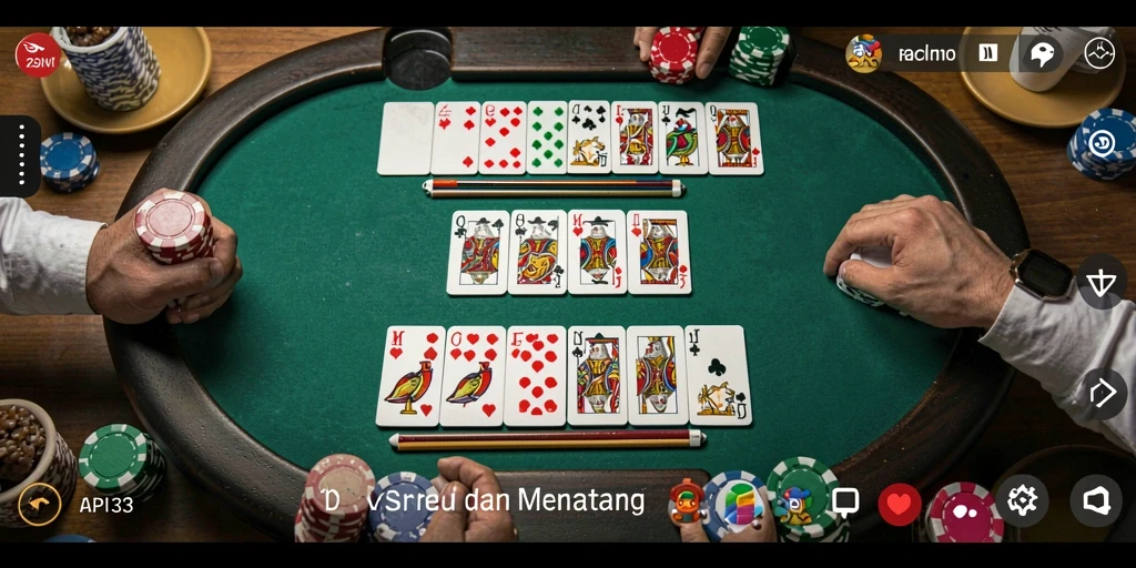 Screenshot gameplay API33 dengan aksi seru permainan Domino.