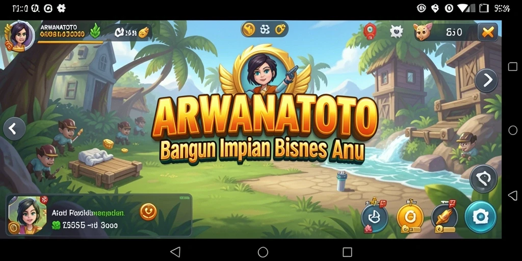 Tampilan gameplay ARWANATOTO yang menarik dan interaktif.