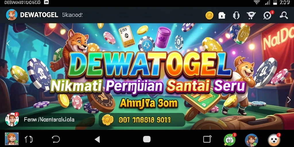 Tampilan gameplay seru dan menarik dari DEWATOGEL.