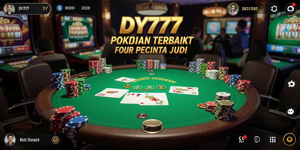 Tampilan gameplay DY777 yang menarik dan kompetitif dalam permainan Poker.