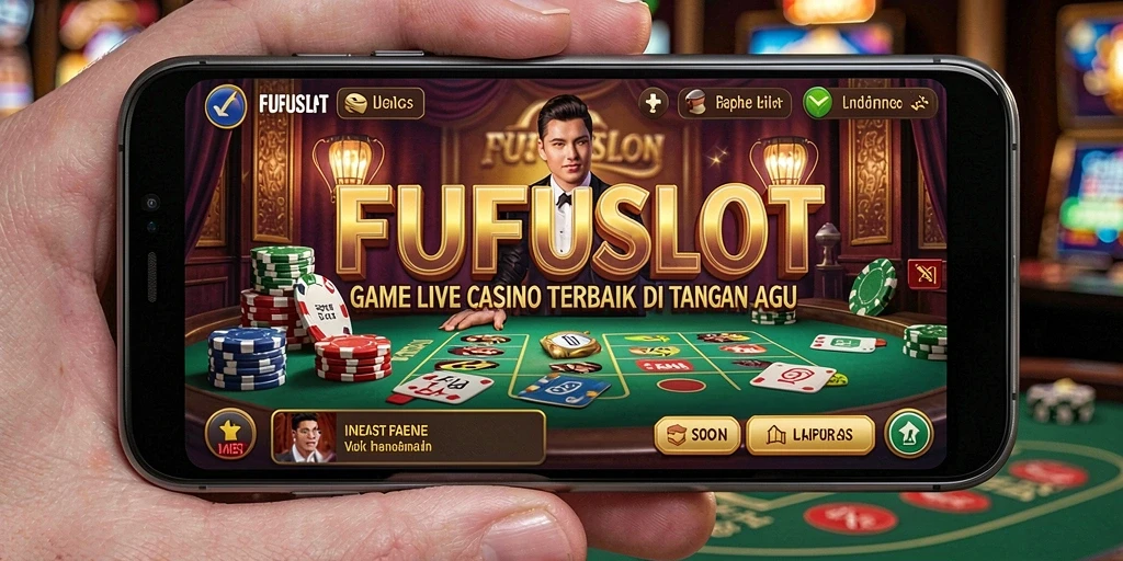 Tampilan gameplay Live Casino yang mendebarkan di FUFUSLOT.