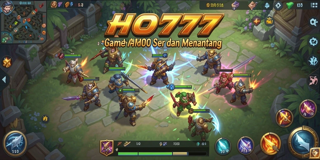 Tangkapan layar dari gameplay HO777 yang intens dan strategis.