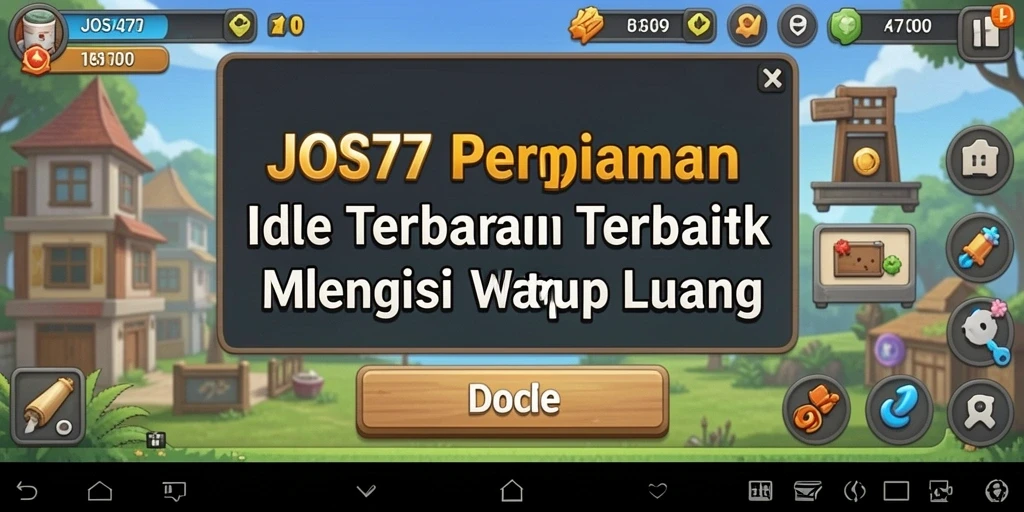 Tampilan gameplay JOS77 yang menarik dan interaktif dalam kategori idle.