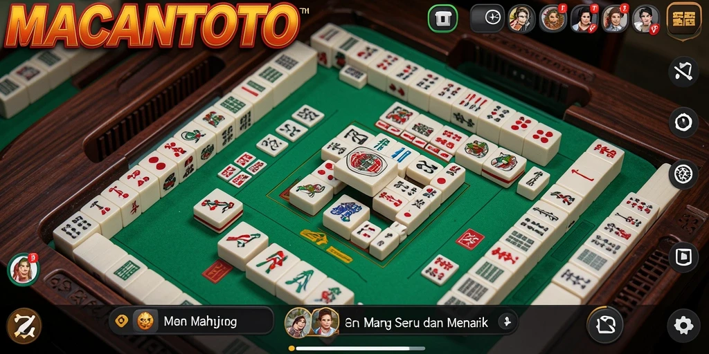 Gameplay menarik dan menantang dari game Mahjong MACANTOTO.