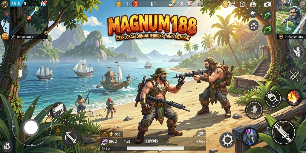 Tampilan gameplay MAGNUM188 yang menakjubkan dan menawan.