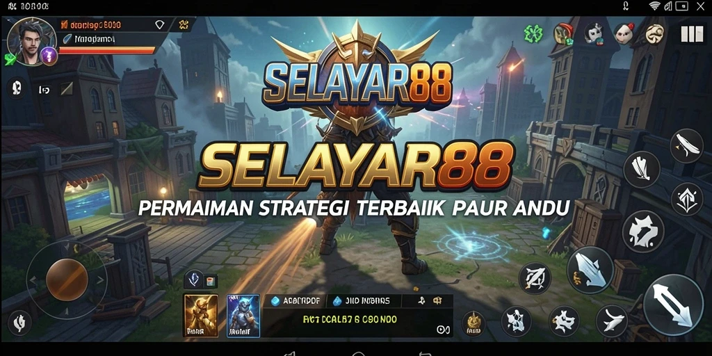 Tampilan gameplay strategi yang menegangkan dan penuh aksi di SELAYAR88.