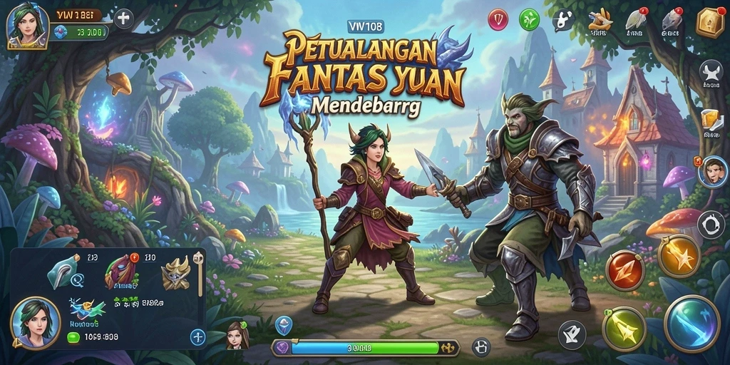 Gameplay RPG VW108 yang memukau dan penuh aksi.